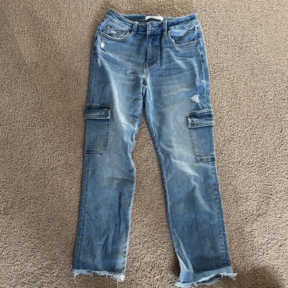Flying Monkey Blue Straight Leg Jeans